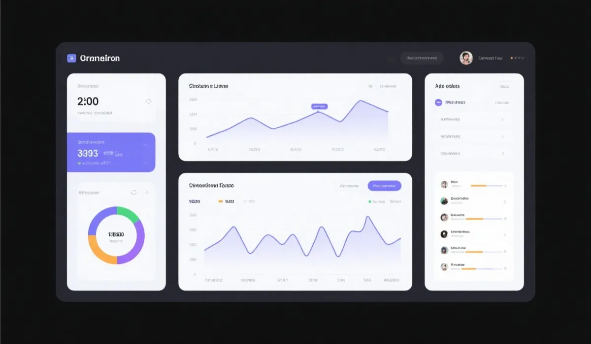 电竞数据可视化界面示意